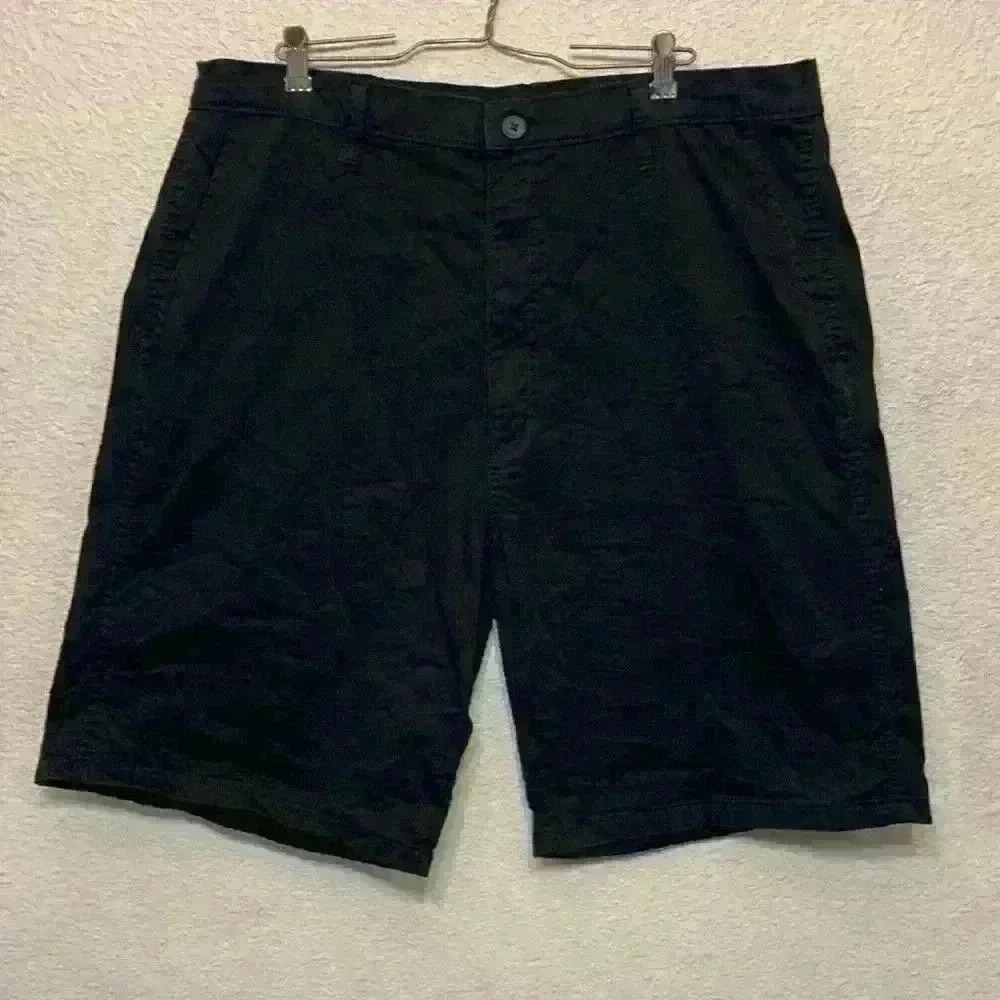 Wrangler black shorts sz 36 work short business casual summer blue collar
